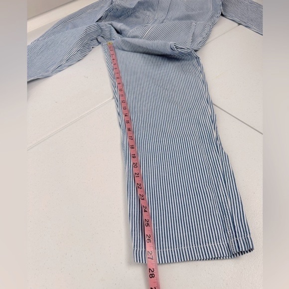 NWT Outerknown Station Jumpsuit Salt True Blue Stripe - Picture 10 of 15